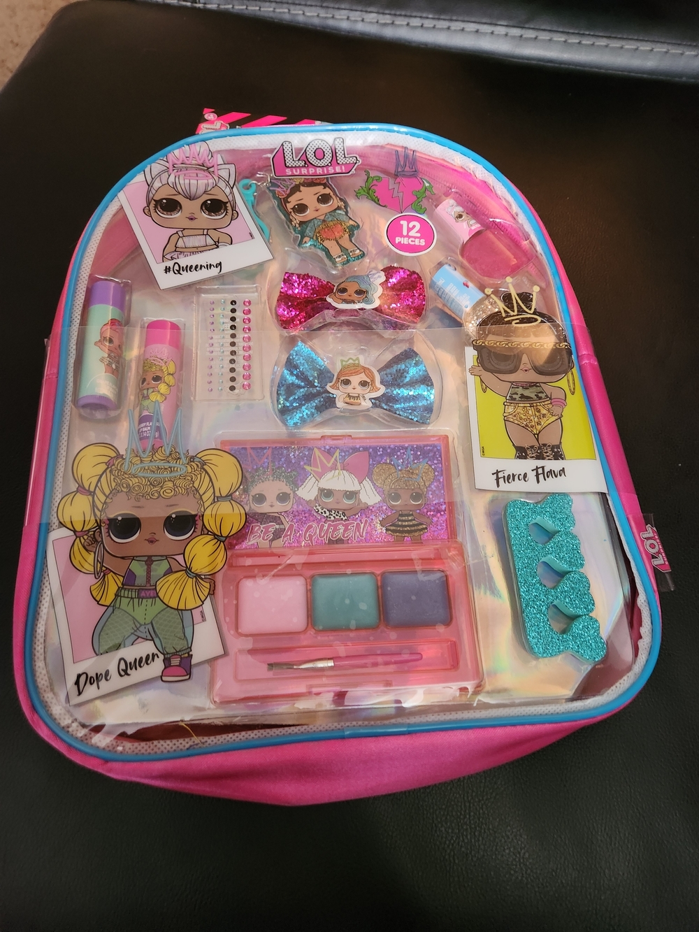L.O.L. Surprise! Accessory & Makeup Kit in Bright Pink and Turquoise Blue